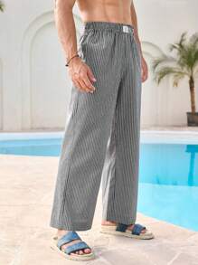 Manfinity RSRT Pantaloni casual semplici da uomo, adatti per tutti i giorni