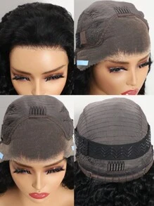 ALL READY WIG 深波浪无胶假发 13x4 预剪发 女士前蕾丝假发 180% 密度深卷发人发假发 预拔深波浪前假发 带婴儿头发 - S1B - 查看 5