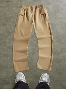 Forever 21 Khaki High Waist Cargo Hose mit Pattentaschen