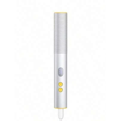 SHEGLAM HAIR 時尚別緻的 3D 熱直髮刷，24K 負離子金色直髮刷，24K 發光直髮梳，帶 3D 防燙設計和 5 種溫度選擇，5 分鐘快速拉直，60 秒快速加熱和 30 分鐘自動關閉，24KK 直髮和捲髮梳 2 合 1，輕鬆理髮，適合沙龍家庭 生日 禮物 假期 粉紅色的 氛圍 化妝品 旅行 學校 節慶 玫瑰 展示 女孩 魅力 護髮 母親節 想要 時尚 銳舞派對