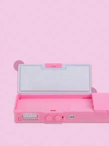 1 件卡通文具盒大容量铅笔盒带密码锁适合学生女孩返校、返校、学校用品