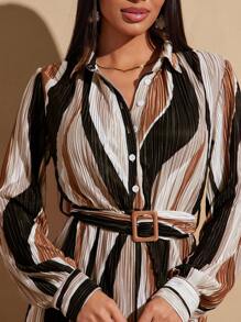 Vixey Pleated Satin Wide Leg Belted Jumpsuit, Summer Outfits For Women, Vacation Outfits Women, Island Vacation Outfits