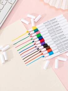 Set Of 60 Acrylic Paint Marker Pens For Painting And Art, Non-Bleeding, Waterproof, DIY, Washable, Perfect For Easter, Christmas, And Birthdays Gifts., Back To School Essentials, Creative Gift For Thanksgiving, Christmas, Birthday Halloween Decoration Back To School - Multicolor - View 6