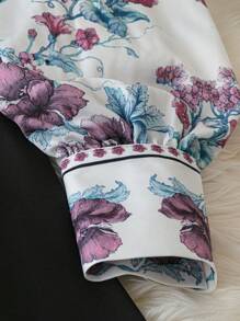 SHEIN Clasi Robe imprimée florale au style élégant de palais