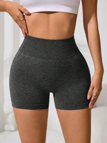 Easithlete Women's Fitness Yoga Sports Shorts With Ruched Waistband, Sexy And Lifting, Elastic & Comfortable Biker Shorts