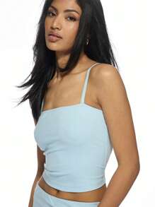 MISSGUIDED Tweedelige set: spaghettibandjes crop top met hoge taille bodycon maxi rok, feestclub avond zomer strand outfit