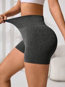 Easithlete Women's Fitness Yoga Sports Shorts With Ruched Waistband, Sexy And Lifting, Elastic & Comfortable Biker Shorts