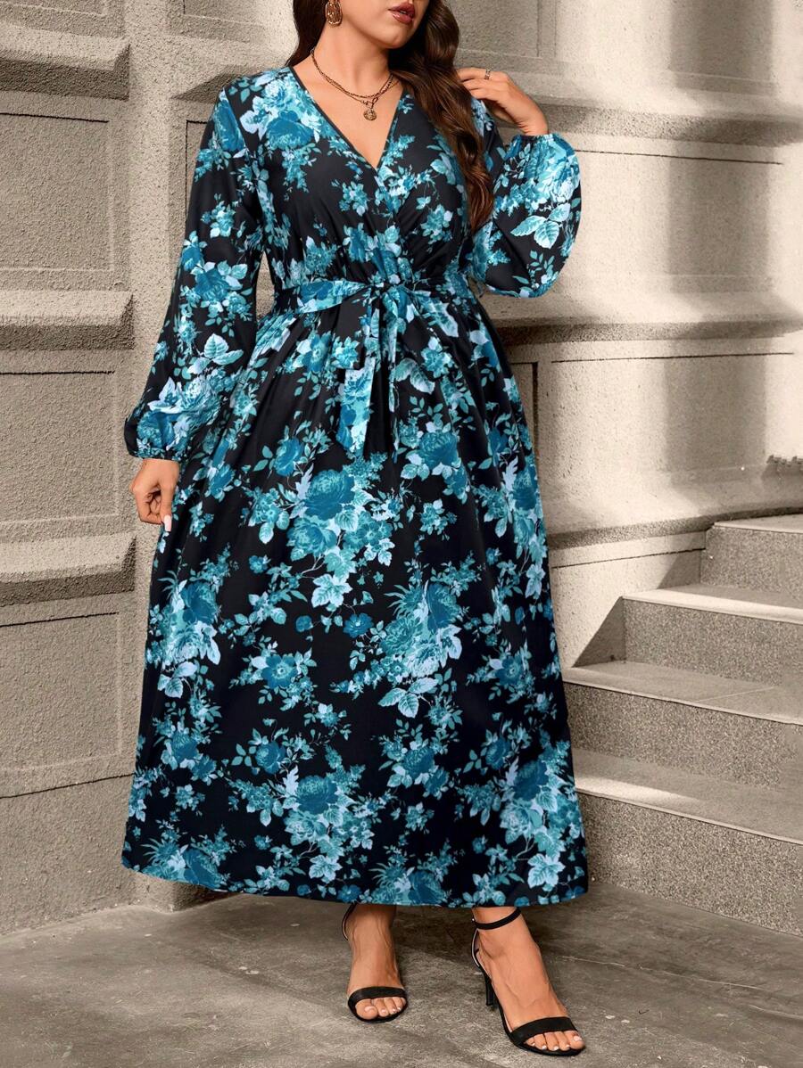 SHEIN Clasi Plus Size Simple & Fashion Casual Dress, Everyday Wear