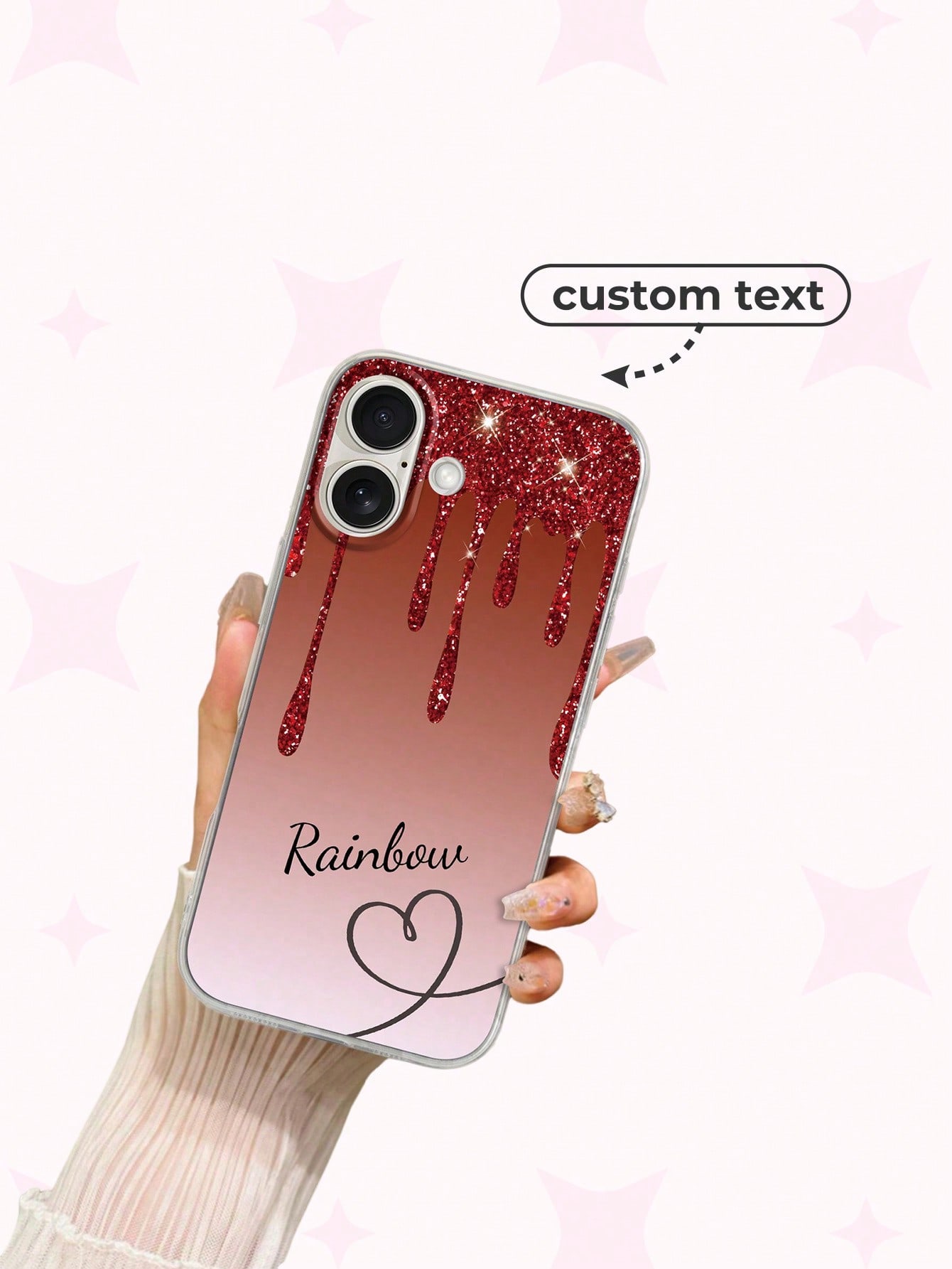 1pc Customized Photo TPU 1.0 Transparent Phone Case Compatible With IPhone 16 Pro Max/17 Pro Max/17 Air, S24U, A17, Etc.