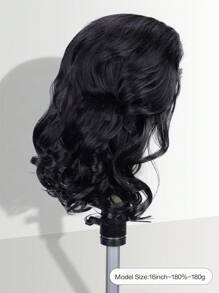 波浪卷发 13x4 透明蕾丝前鲍勃假发 100% 真人发质 180% 密度预拔婴儿发质 自然 1B 发际线 女士 - 上午 9 点发型 运动度假旅行节舞会户外角色扮演校园学校海滩婚礼露营假日装扮夏季装扮 度假氛围魅力优雅休闲 Y2k 时尚风格 Ss25 - SNatural - 查看 6