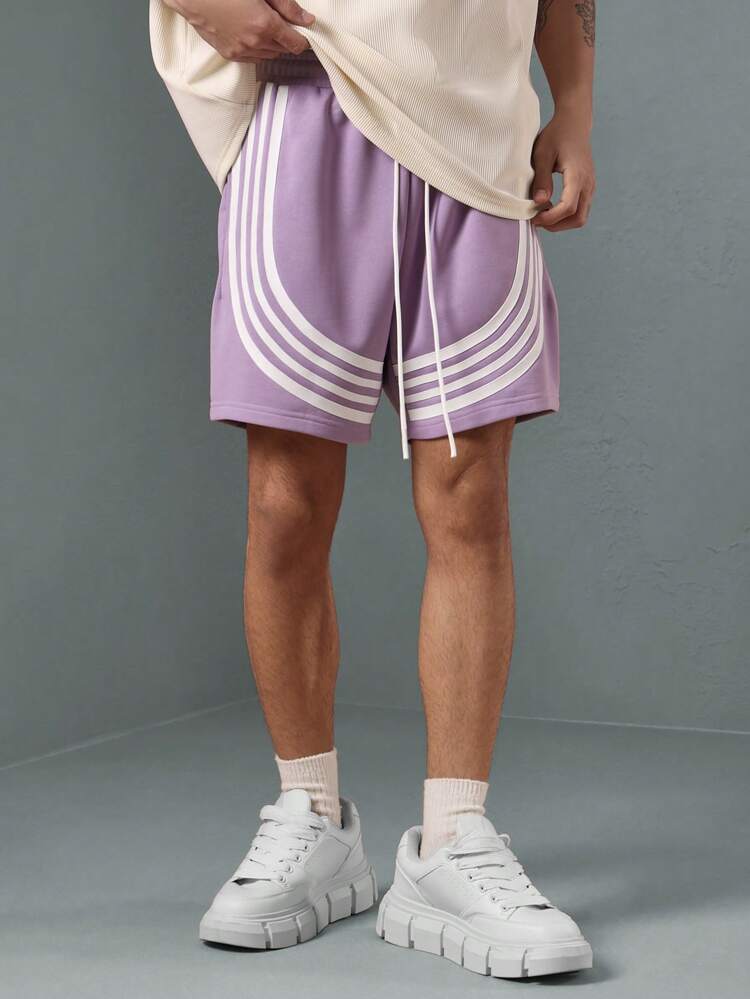 Drop Crotch Relaxed Fit Shorts