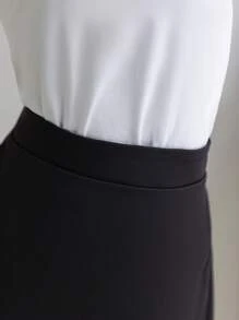 2pcs Teen Girls Floral Print Top & Skirt Set, Casual Elegant Outfits For Spring/Summer/Autumn