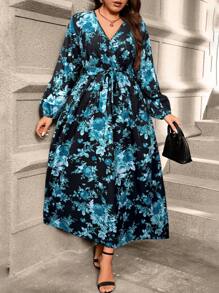 SHEIN Clasi Plus Size Simple & Fashion Casual Dress, Everyday Wear