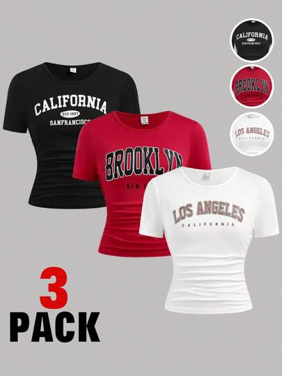 SHEIN Girlism 少女T恤