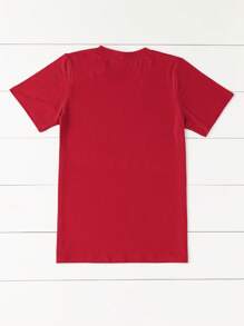 Calvaya Plus Size Slogan English Letter Print Okrągły dekolt Krótki rękaw T-shirt Wiara SPRAWIA, ŻE WSZYSTKO JEST MOŻLIWE Nadzieja SPRAWIA, ŻE WSZYSTKO DZIAŁA Miłość SPRAWIA, ŻE WSZYSTKO JEST ŁATWE Na Nowy Rok Damska koszulka z nadrukiem na lato