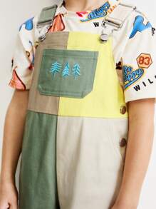 SHEIN Young Boys Bodysuits & Jumpsuits Simple Fashion Daily Casual - Multicolor - View 4