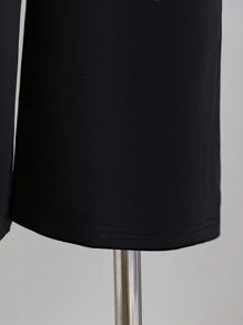 Wildeya Teenager Mädchen Set aus ärmelloser Kontrast Schwarz & Weiß Bluse und hochgeschnittener Weite Strick Hose, lässiger Basic für Sport