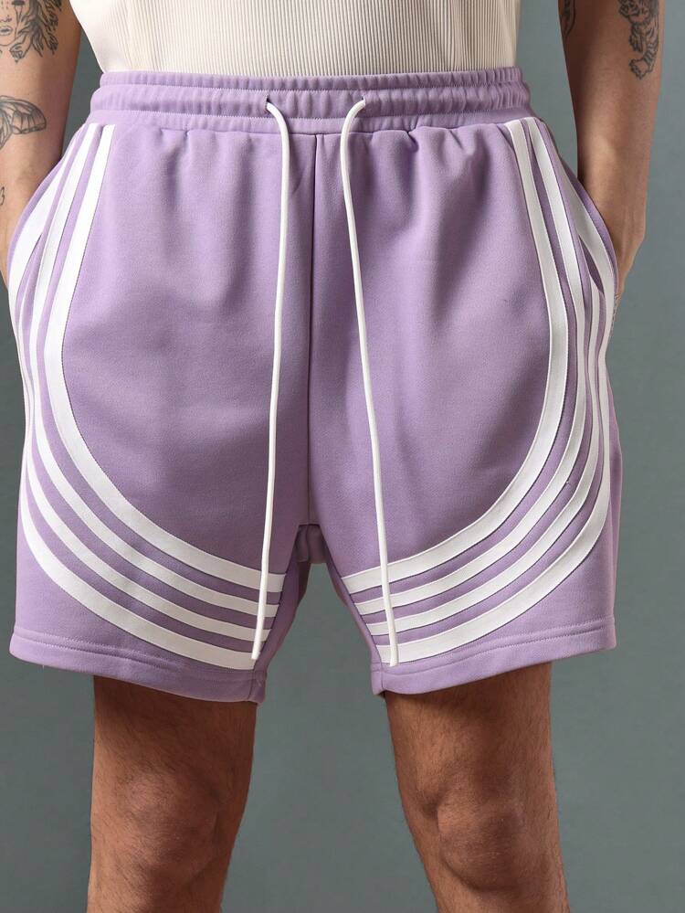 Drop Crotch Relaxed Fit Shorts