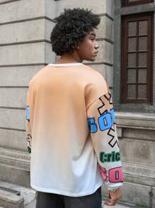 PAVTROS Manfinity Streetrush Men's Casual Pullover Sweatshirt, Minimalist & Fashionable For Daily Wear - Multicolor - View 2