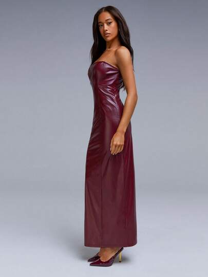 Athîral 女士时尚纯色露肩连衣裙