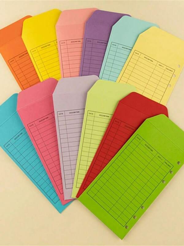 SHEIN Budget Envelope, Cash Envelope PP Binder, Monthly Tracking Of Weekly Budget Planner, Cash Envelope Stickers For Budgeting, Savings On Sinking Fund Overhead