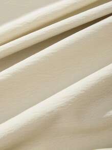 Tween Girl  Spring/Summer Loose Sleeveless Dress With 3D Floral Decor,Holiday Summer Travel - Apricot - View 3