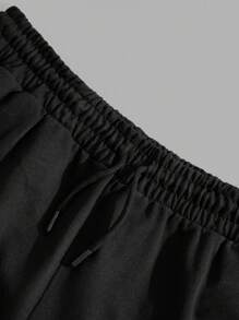 RueChic Shorts regulares para hombre con cordón y estampado de rosas en algodón