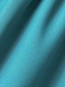 Swim Chiccia Springbreak Women Solid Bandeau Metal Decor And Thong Bikini Swimwear Set, Sexy Summer Beachwear