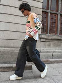 PAVTROS Manfinity Streetrush Men's Casual Pullover Sweatshirt, Minimalist & Fashionable For Daily Wear - Multicolor - View 7