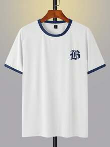 Manfinity Roghcode Áo thun nam tay ngắn thời trang đơn giản mặc hàng ngày - Nhiều màu - Xem 3