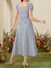 Modelyn Vestido largo de estilo árabe elegante y casual para mujer, adecuado para uso diario
