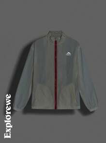 SHEIN Teenager Mädchen 2-teiliges Outfit - Reißverschluss Jacke mit langen Ärmeln und Shorts Set