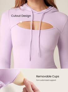GLOWMODE Vestido casual deportivo de manga larga con cuello, unicolor, ajustado y de largo mini para mujer