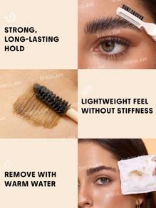 SHEGLAM Save Lt 層疊眉膠 品牌 美容 化妝 化妝品 適合女性與女孩 完美搭配夏季春季 Y2K 時尚 流行 生日 母親節禮物 假期 派對準備就緒 最佳顏色 - 無色 - 查看 4