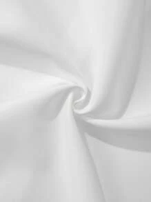 SHEIN 青少年男孩绅士装 2 件套：纯色衬衫和纯色裤子，配有领结和吊带，时尚适合生日派对、晚会、婚礼、洗礼、一岁生日 - 黑色 - 查看 4