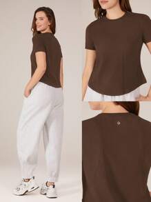 GLOWMODE Pima Cotton Lifestyle Tee Summer Tank Top Gym Wear - Cinnamoninspiration - View 8