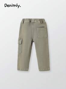 Toddler Boys' Casual Distressed Denim Jeans, Fashionable Comfortable Non-Stretch Lightweight Spring/Autumn