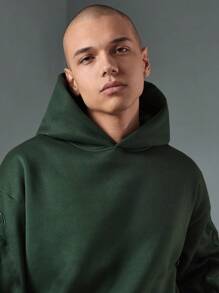 SUMWON 优质超大套头连帽衫，袖子刺绣细节，休闲运动家居服，冬季秋季必备街头服饰，都市时尚