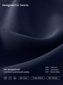 GLOWMODE Soft Skin-Friendly Adjustable Drawstring Pleated Waist Hip Line Skirt With Built-In Shorts Side Pockets Non-Slip Grips Daily Casual Wear