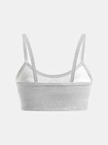 3pcs Cute Cat Print Camisole Undershirts For Big Girls - Multicolor - View 6