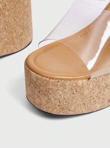 Sugerpunk Women's Black Rivet Platform Wedge Sandals Spring Break Easter