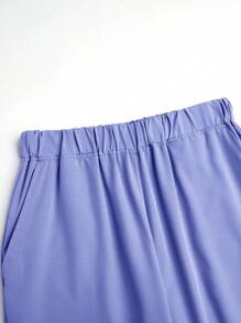 TaskEZ Dental Doctor Surgical Scrub Set For Women, Short Sleeve, 4-Way Stretch For Women Scrub Sets Women Scrub Sets Four PocketsScrub Sets For Women Running Nurse & Uniform Scrubs Handwashing Pocketed Breathable Brushed Clothing Set Scrub Stretchable Athletic Workwear With Pockets Scrub Top And Pants Set Women's Scrub Set: Notch V-Neck Tuck In Top & Straight Leg Pants Essential Jogger Scrub Set Nursing Uniform Stretch Top & Drawstring Cargo Pants - Mauve Purple - View 6