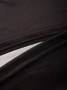 Manfinity Sport Corelite Camiseta deportiva de manga corta casual para hombres, moda minimalista para uso diario