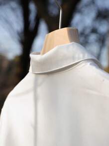 Comfortcana Vintage Floral Pattern Women's Wrinkle-Resistant Soft Satin Blouse, Suitable For Spring And Summer - White - View 7