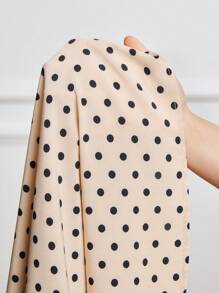 MaterniWear Work/Office Cable Bodice, Square Neck, Ruffled A-Line Hem Mid-Length Maternity Dress - Beige - View 7