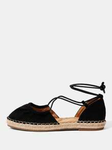 Styleloop Women's Flat Slip-On Shoes, Boho Style, Retro American, Bohemian, Western, Music Festival, Party Outfit For Christmas - Black - View 2