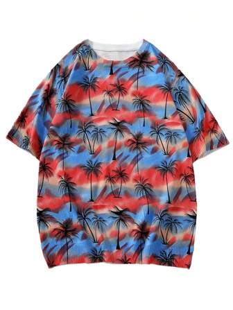 Manfinity Chillmode كنزة صوفية محبوكة كاجوال للرجال ، بسيطة وعصرية للارتداء اليومي