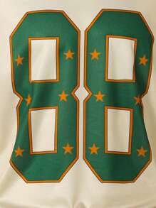 SHEIN 2 Pieces Set: Solid Color Patchwork Short Sleeve T-Shirt And Shorts For Teen Boys - Multicolor - View 6