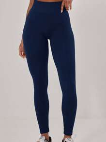 Musera Sport Ribbed High Waist Activewear Contour Leggings Workout Summer Gym Fitness