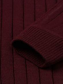 RueChic Men's High Neck Slim Fit Sweater